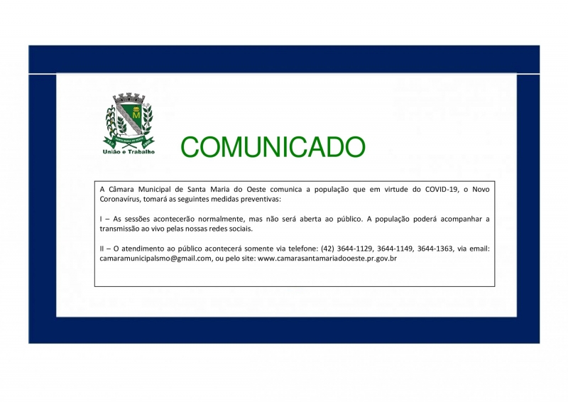 COMUNICADO